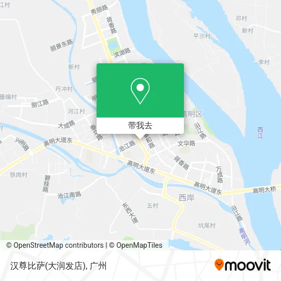 汉尊比萨(大润发店)地图