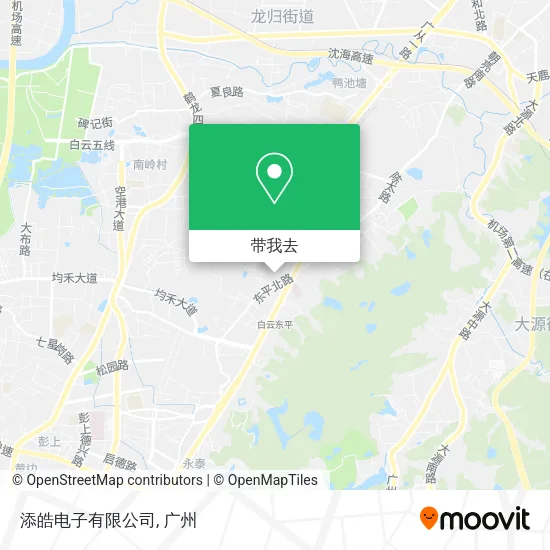 添皓电子有限公司地图