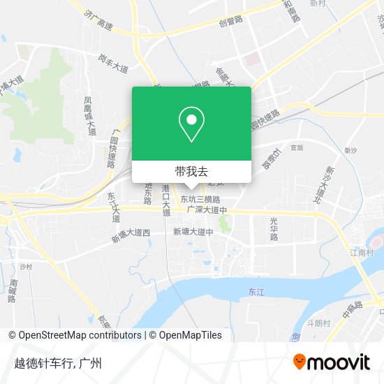 越德针车行地图