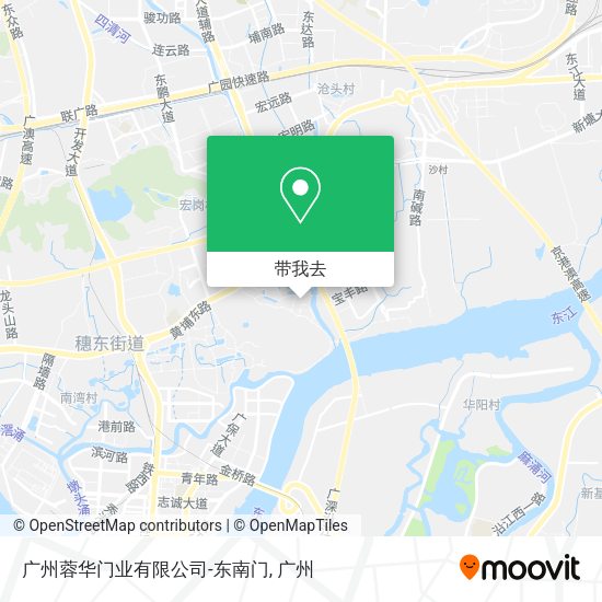 广州蓉华门业有限公司-东南门地图