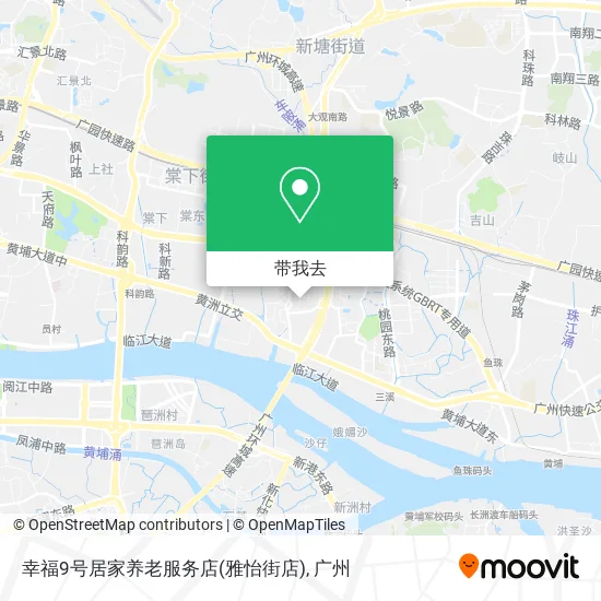 幸福9号居家养老服务店(雅怡街店)地图