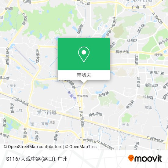 S116/大观中路(路口)地图