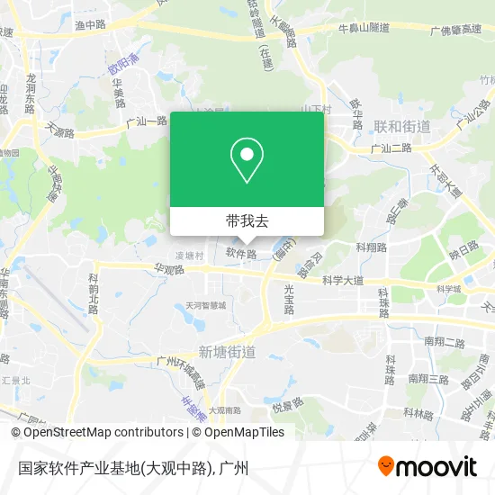 国家软件产业基地(大观中路)地图