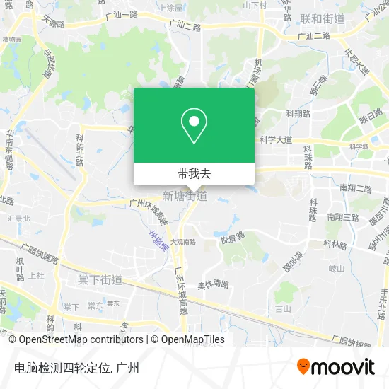 电脑检测四轮定位地图