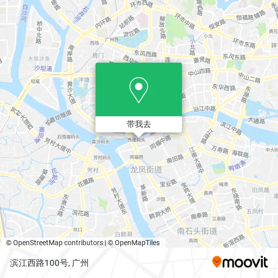 滨江西路100号地图