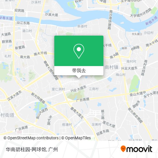 华南碧桂园-网球馆地图