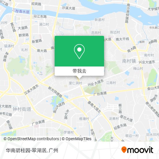 华南碧桂园-翠湖居地图
