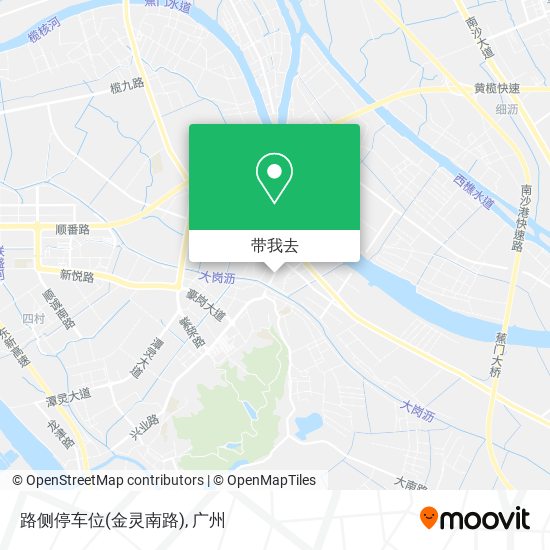路侧停车位(金灵南路)地图