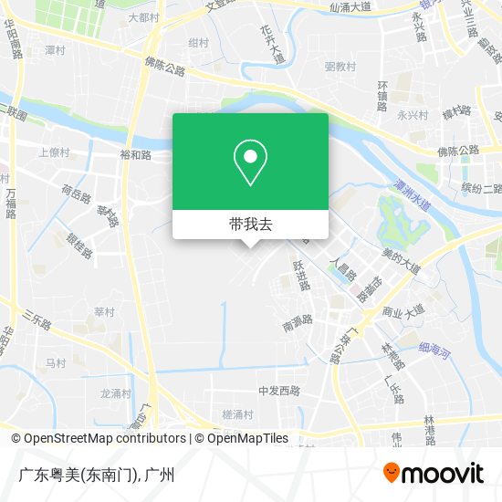 广东粤美(东南门)地图