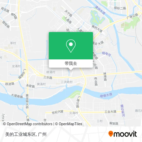 美的工业城东区地图