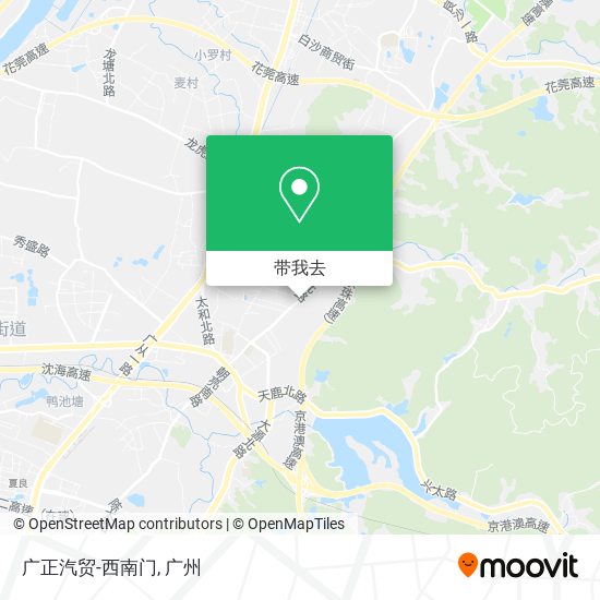 广正汽贸-西南门地图