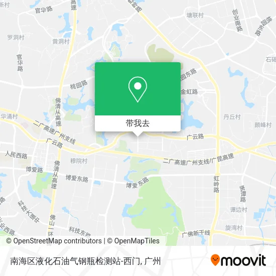 南海区液化石油气钢瓶检测站-西门地图