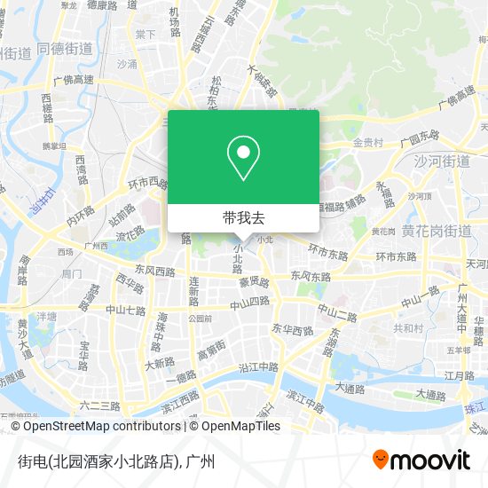 街电(北园酒家小北路店)地图