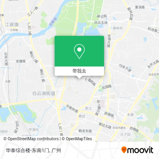 华泰综合楼-东南1门地图