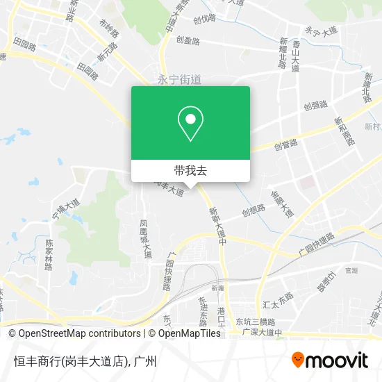 恒丰商行(岗丰大道店)地图