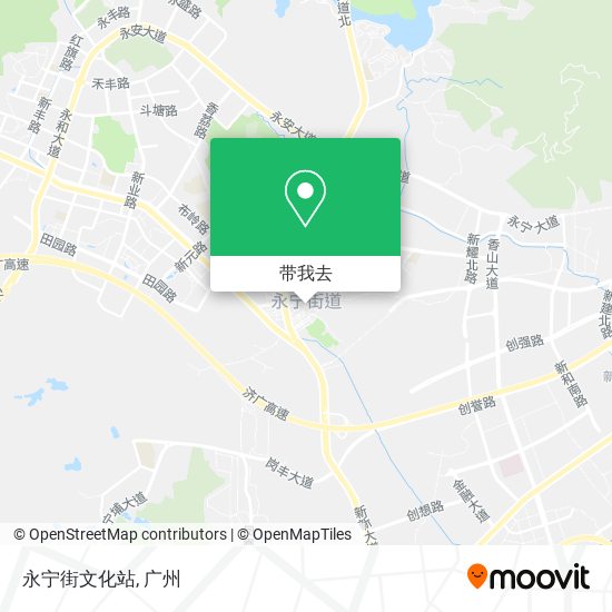 永宁街文化站地图
