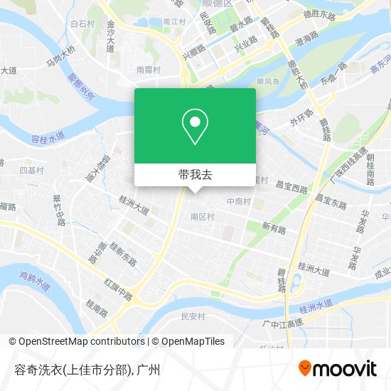 容奇洗衣(上佳市分部)地图