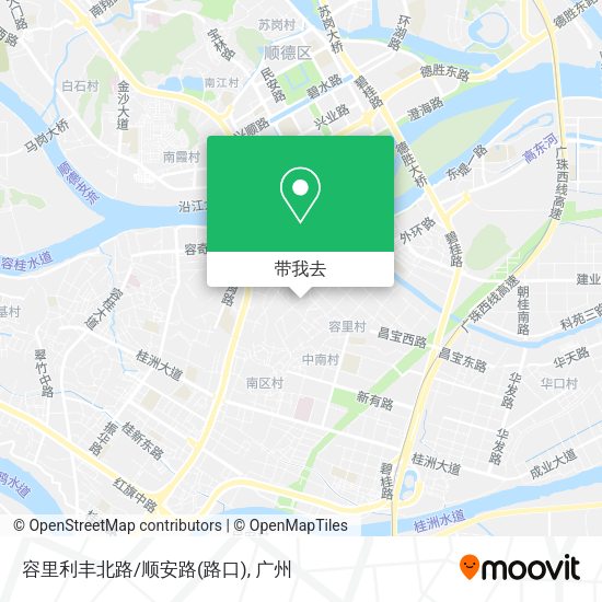 容里利丰北路/顺安路(路口)地图