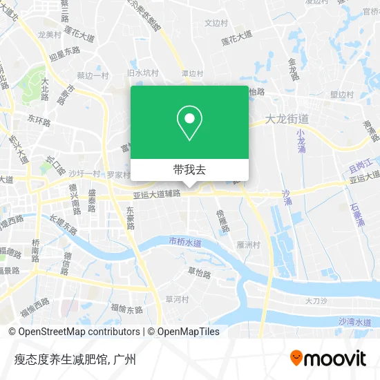 瘦态度养生减肥馆地图