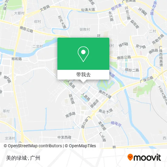 美的绿城·地图
