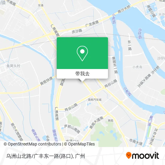乌洲山北路/广丰东一路(路口)地图