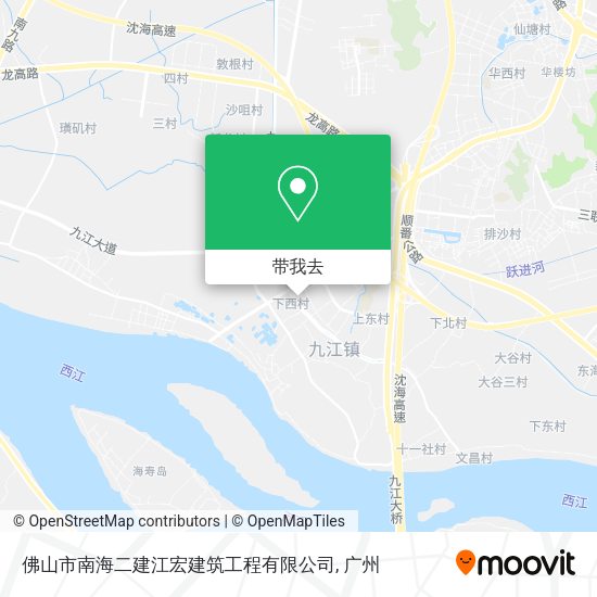 佛山市南海二建江宏建筑工程有限公司地图