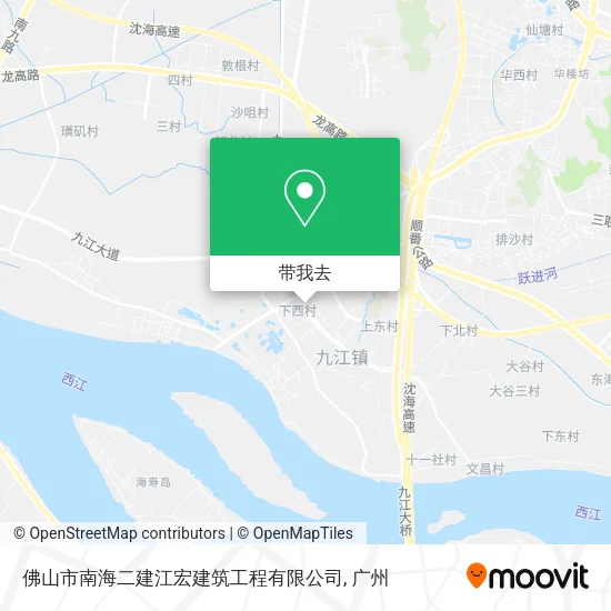佛山市南海二建江宏建筑工程有限公司地图