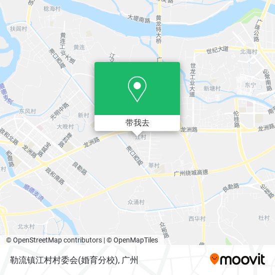 勒流镇江村村委会(婚育分校)地图