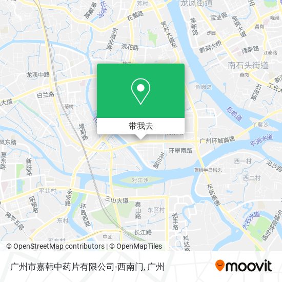 广州市嘉韩中药片有限公司-西南门地图
