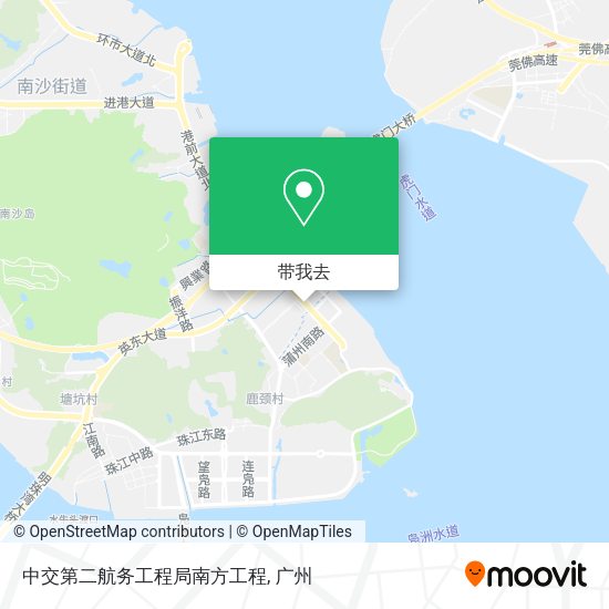 中交第二航务工程局南方工程地图