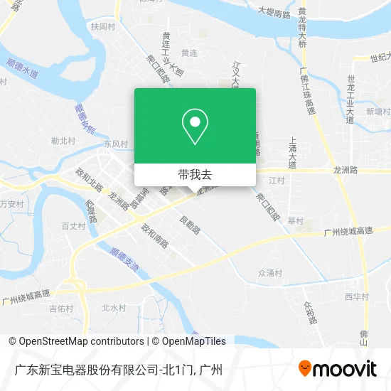 广东新宝电器股份有限公司-北1门地图