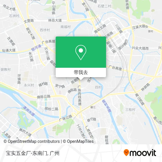 宝实五金厂-东南门地图