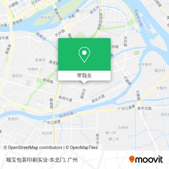 顺宝包装印刷实业-东北门地图