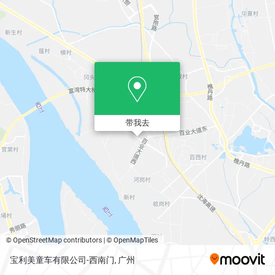 宝利美童车有限公司-西南门地图