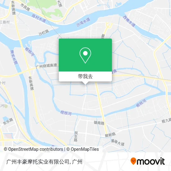 广州丰豪摩托实业有限公司地图