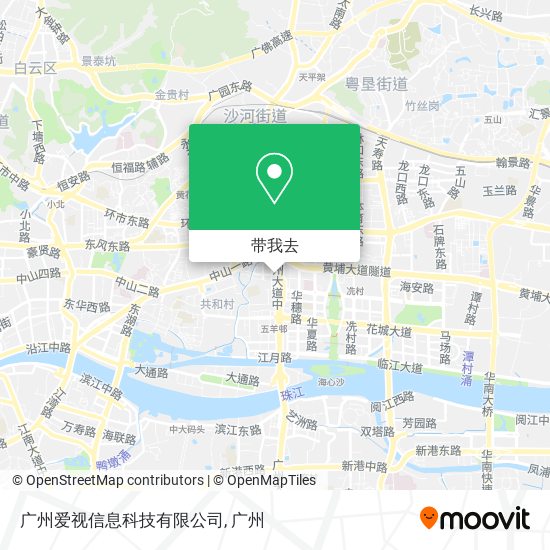 广州爱视信息科技有限公司地图