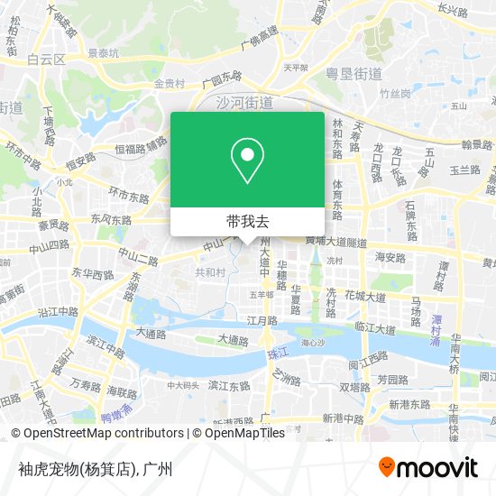 袖虎宠物(杨箕店)地图