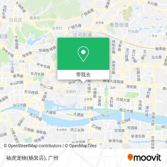 袖虎宠物(杨箕店)地图
