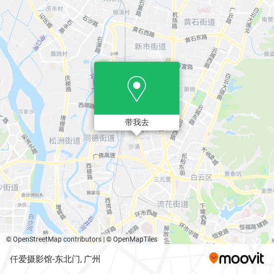 仟爱摄影馆-东北门地图