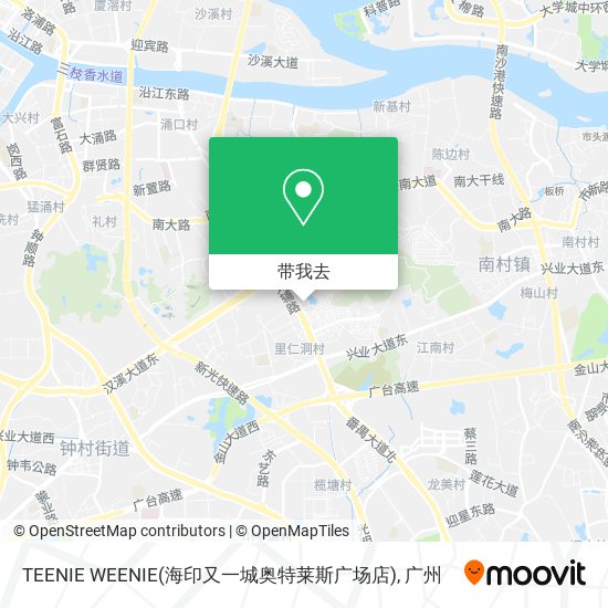 TEENIE WEENIE(海印又一城奥特莱斯广场店)地图