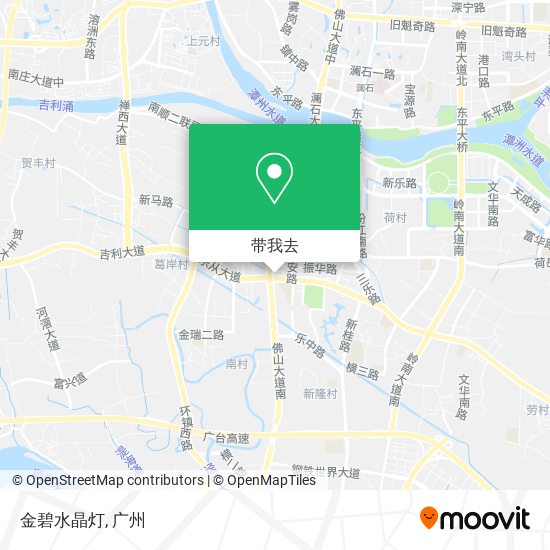 金碧水晶灯地图