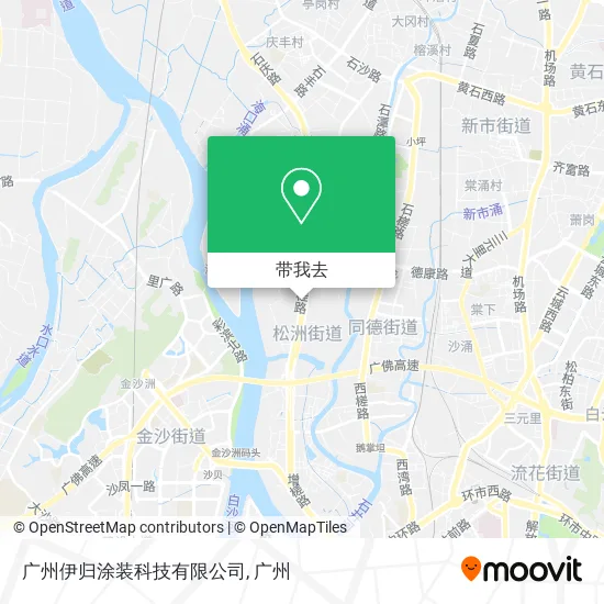 广州伊归涂装科技有限公司地图