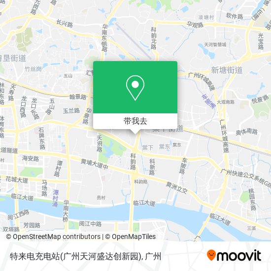 特来电充电站(广州天河盛达创新园)地图