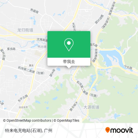 特来电充电站(石湖)地图