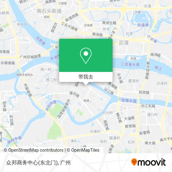 众邦商务中心(东北门)地图