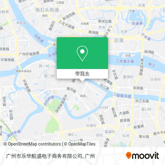 广州市乐华航盛电子商务有限公司地图