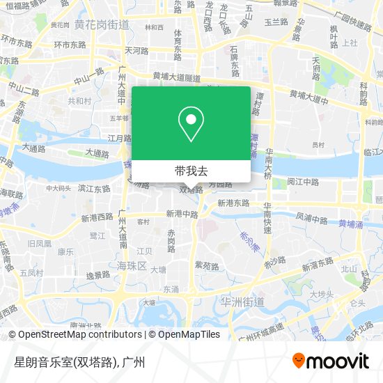 星朗音乐室(双塔路)地图