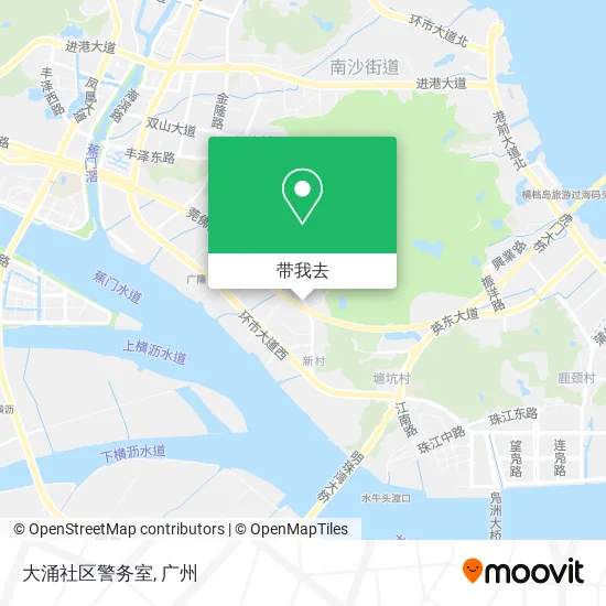 大涌社区警务室地图