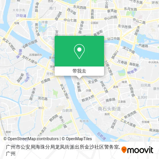 广州市公安局海珠分局龙凤街派出所金沙社区警务室地图