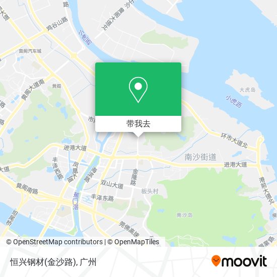 恒兴钢材(金沙路)地图